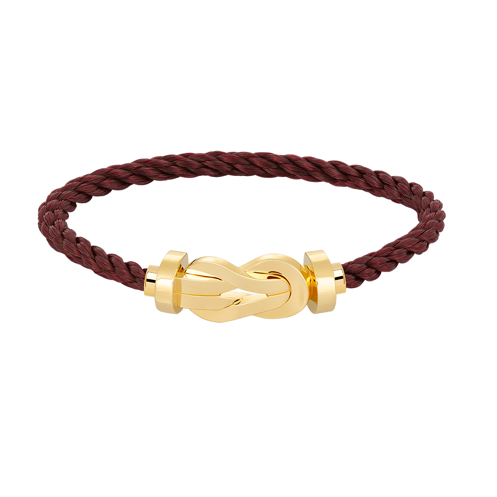 GlowCHANCE LARGE 8 FIGURE BUCKLE NO DIAMOND BRACELET GOLD