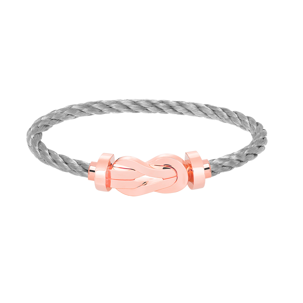 GlowCHANCE LARGE 8 FIGURE BUCKLE NO DIAMOND BRACELET ROSE GOLD