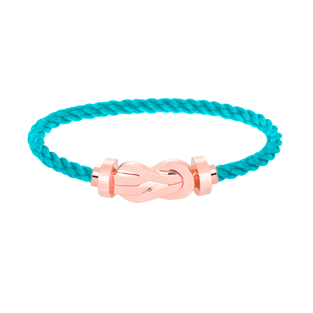 GlowCHANCE LARGE 8 FIGURE BUCKLE NO DIAMOND BRACELET ROSE GOLD