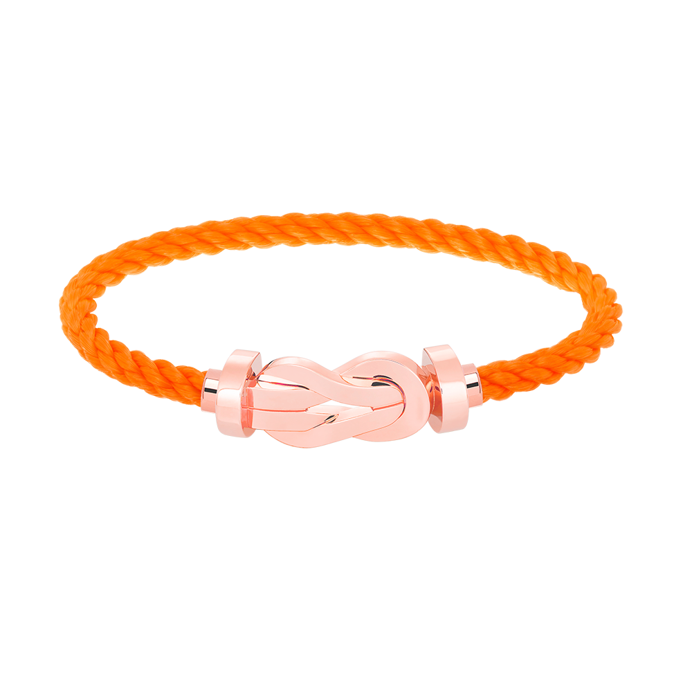 GlowCHANCE LARGE 8 FIGURE BUCKLE NO DIAMOND BRACELET ROSE GOLD