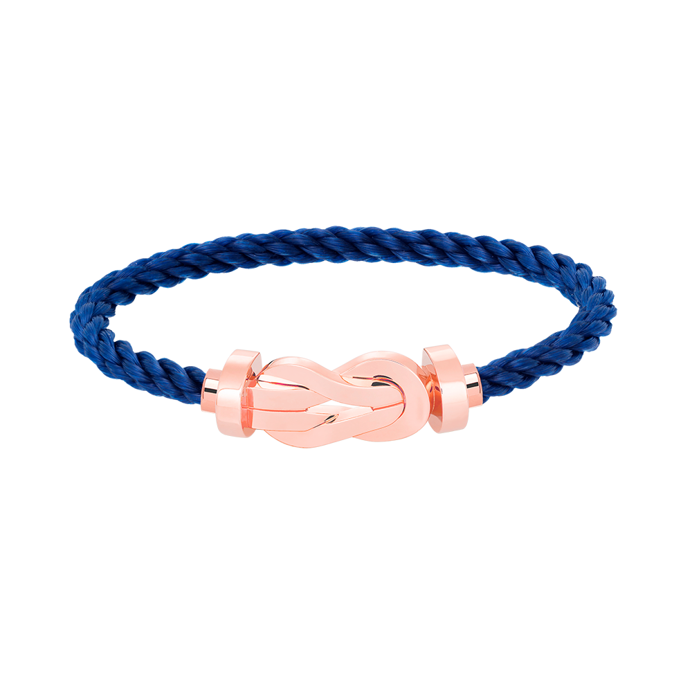 GlowCHANCE LARGE 8 FIGURE BUCKLE NO DIAMOND BRACELET ROSE GOLD