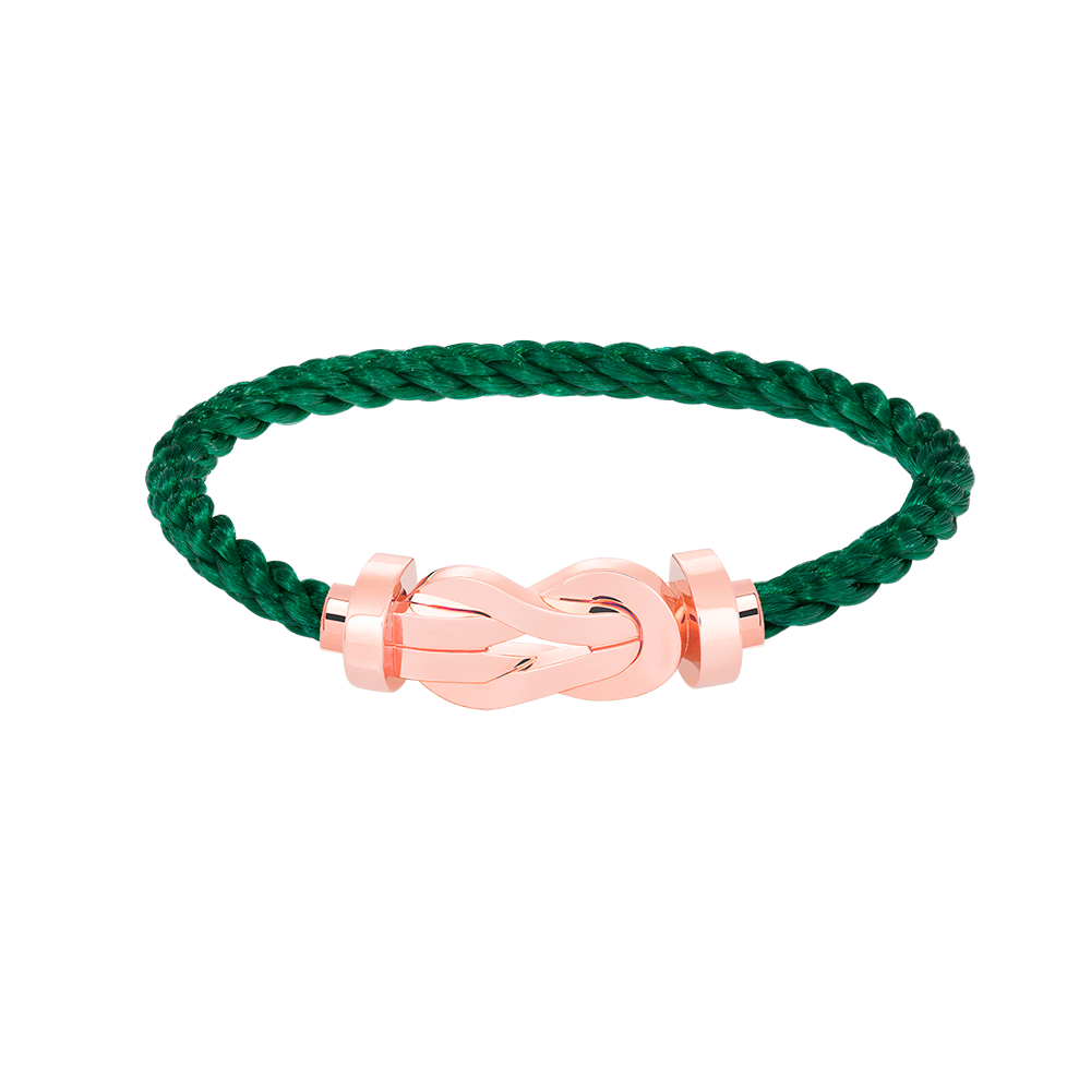 GlowCHANCE LARGE 8 FIGURE BUCKLE NO DIAMOND BRACELET ROSE GOLD