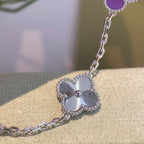 [Glow Jewelry] CLOVER 5 MOTIF VIOLET BRACELET COLLECTION