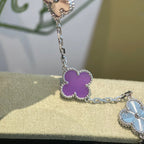 [Glow Jewelry] CLOVER 5 MOTIF VIOLET BRACELET COLLECTION