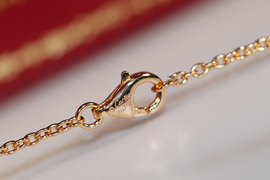 GlowLOVE NECKLACE PINK GOLD AND SILVER