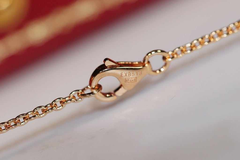 GlowLOVE NECKLACE PINK GOLD AND SILVER