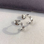 GlowLOVE EARRINGS 2.65MM SILVER