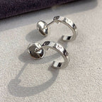 GlowLOVE EARRINGS 2.65MM SILVER