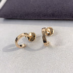 GlowLOVE EARRINGS 2.65MM PINK GOLD