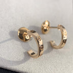 GlowLOVE EARRINGS 2.65MM PINK GOLD