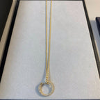 GlowJUSTE NECKLACE GOLD DIAMONDS