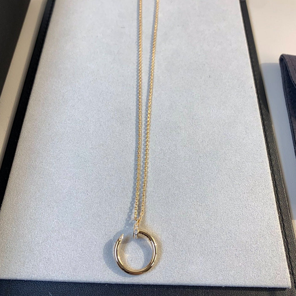 GlowJUSTE NECKLACE PINK GOLD
