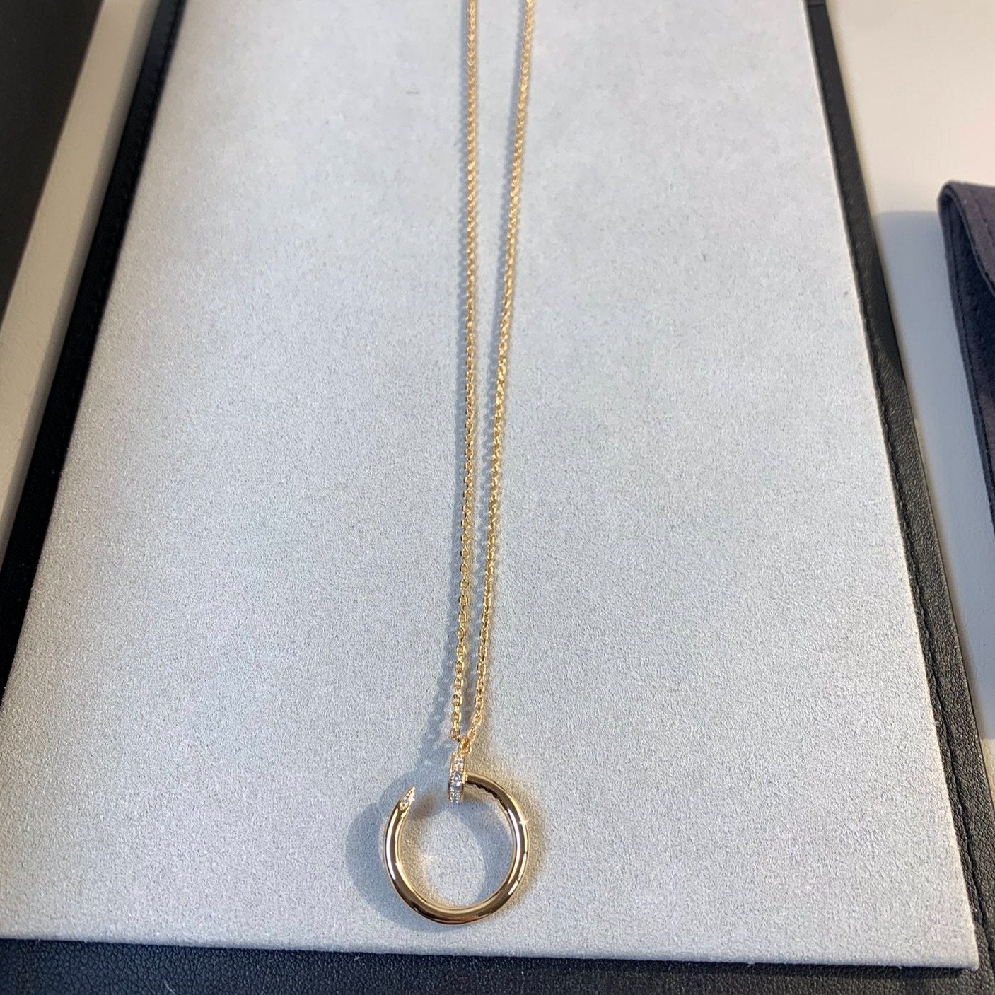 GlowJUSTE NECKLACE PINK GOLD
