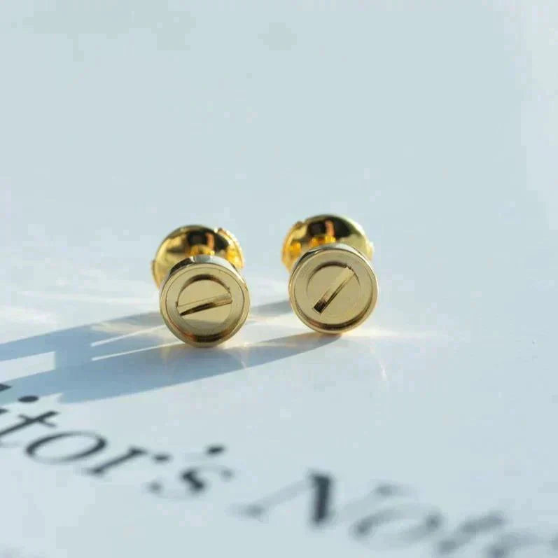 GlowLOVE EARRINGS GOLD 10MM