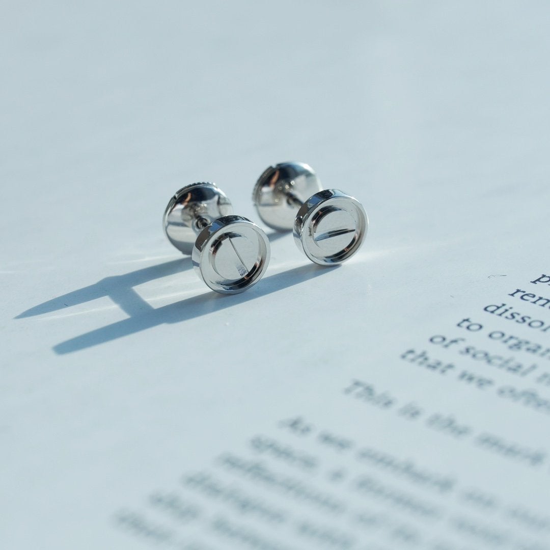 GlowLOVE EARRINGS SILVER 10MM