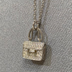 GlowCONSTANCE PEDANT DIAMOND NECKLACE