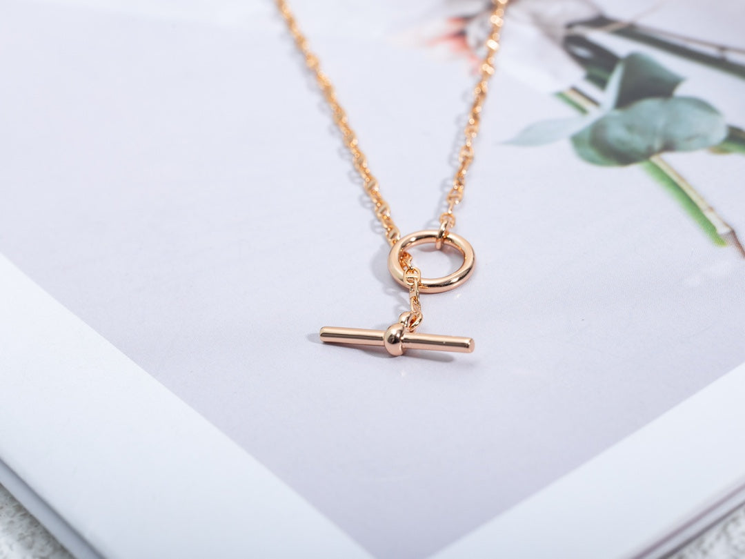 GlowECHAPPEE NECKLACE PINK GOLD