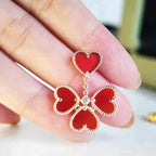 ¡®Glow¡¯SWEET CLOVER CARNELIAN EARRINGS