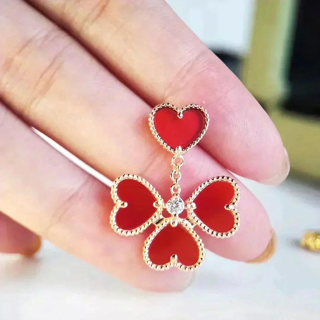 ¡®Glow¡¯SWEET CLOVER CARNELIAN EARRINGS