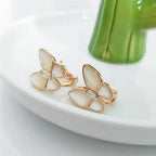 ¡®Glow¡¯BUTTERFLY MOP DIAMOND EARRINGS