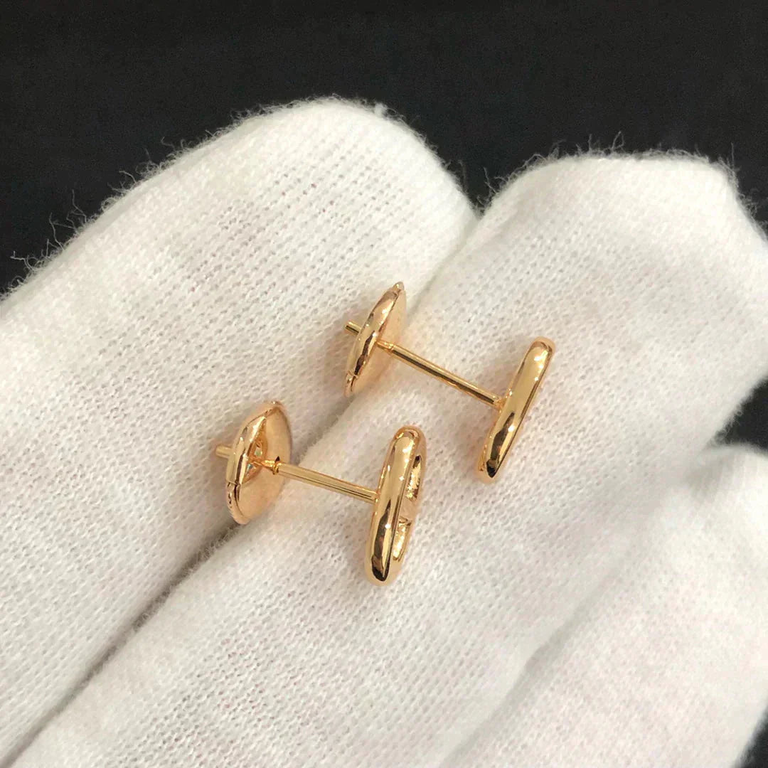 GlowCHAINE SMALL EARRINGS GOLD AND SILVER