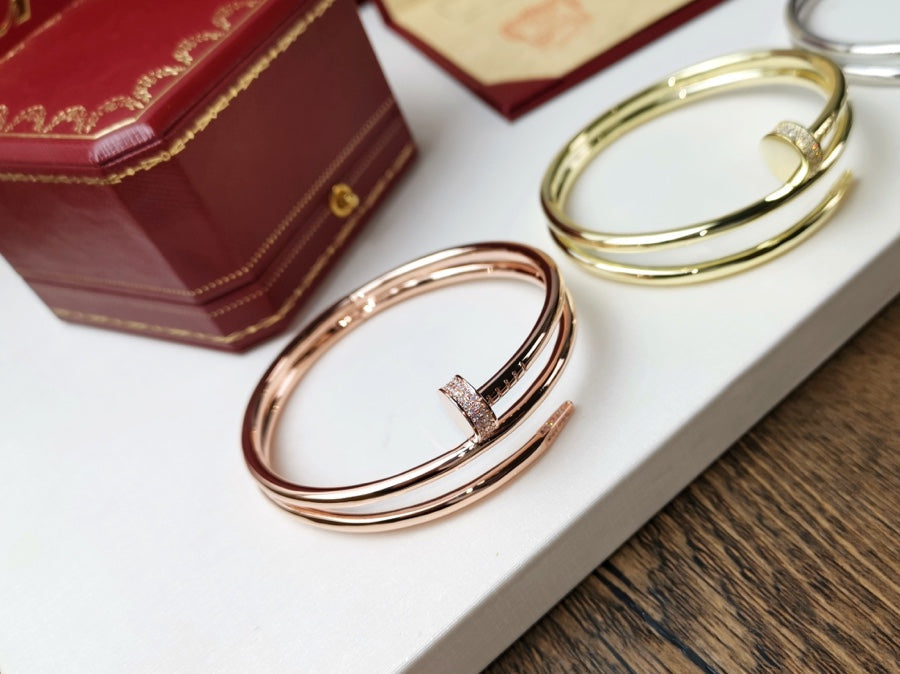 GlowJUSTE BRACELET 3.5MM DOUBLE ROW DIAMOND