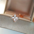 GlowSTAR MOP PINK GOLD EARRINGS