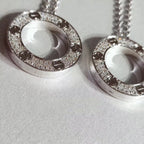 GlowLOVE NECKLACE ADJUSTABLE SILVER