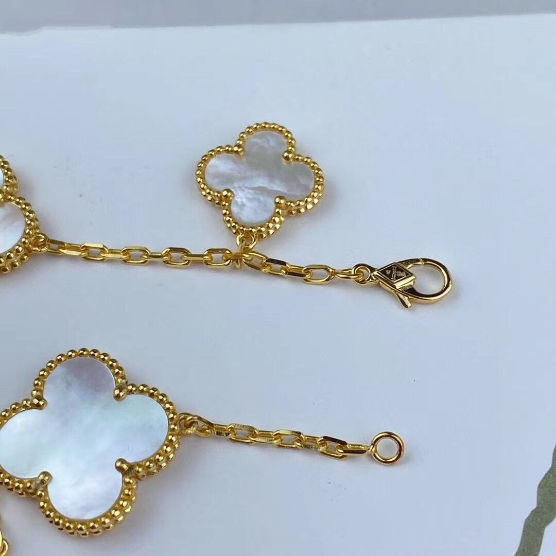 ¡®Glow¡¯MAGIC CLOVER MOP GOLD BRACELET 5 MOTIFS