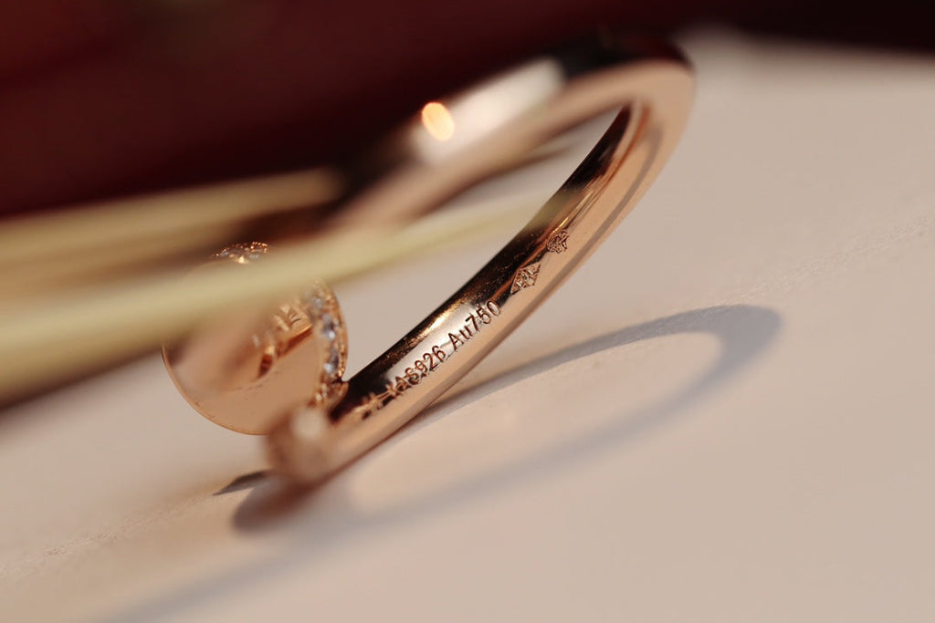 GlowJUSTE RING 2.65MM PINK GOLD DIAMOND