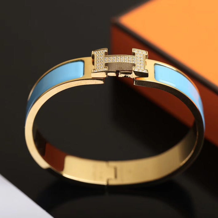 GlowH CLOUD BLUE BRACELET GOLD DIAMOND