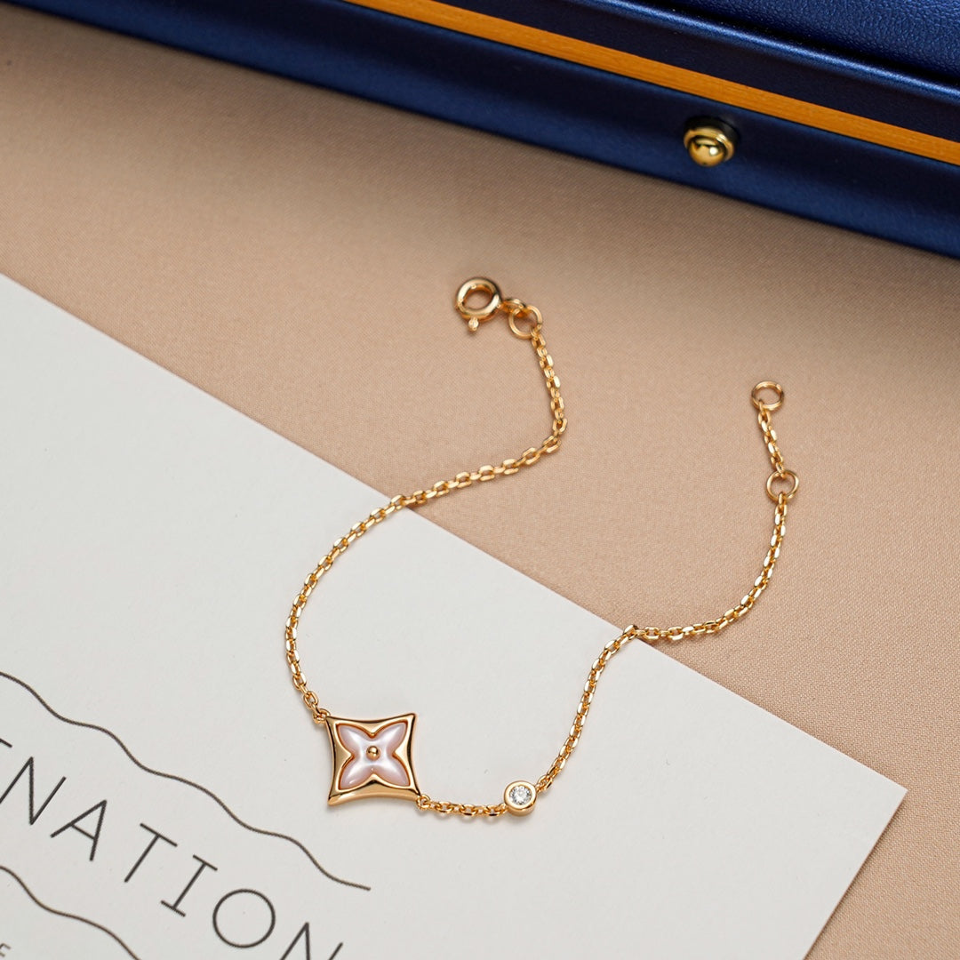 GlowSTAR 1 DIAMOND PINK GOLD BRACELET