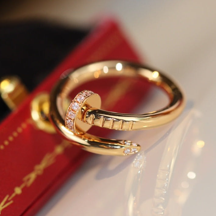 GlowJUSTE RING 2.65MM GOLD DIAMOND