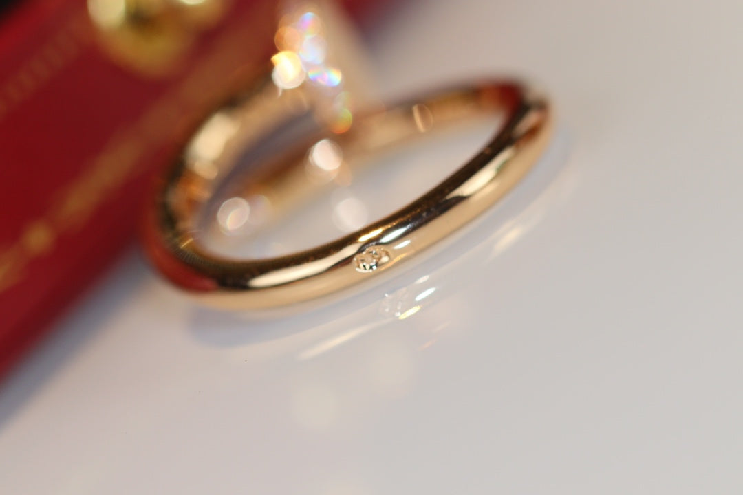 GlowJUSTE RING 2.65MM GOLD DIAMOND