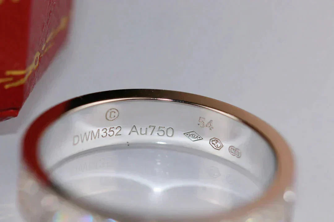 GlowLOVE RING 3.6MM DIAMOND PAVED