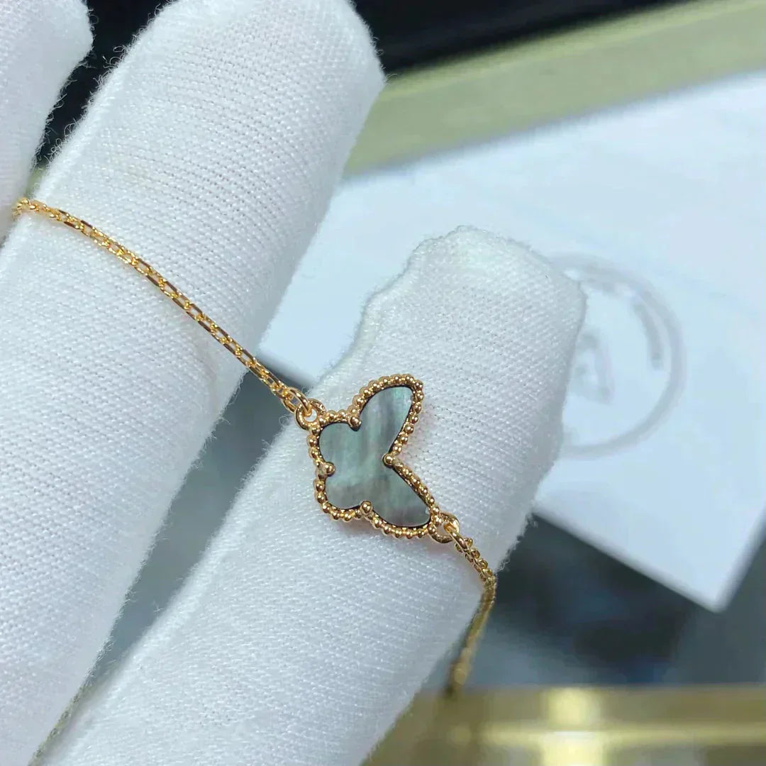 ¡®Glow¡¯BUTTERFLY DARK MOP BUTTERFLY BRACELET
