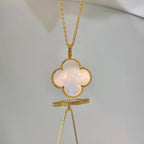 ¡®Glow¡¯CLOVER 25MM MOP LARGE PENDANT NECKLACE