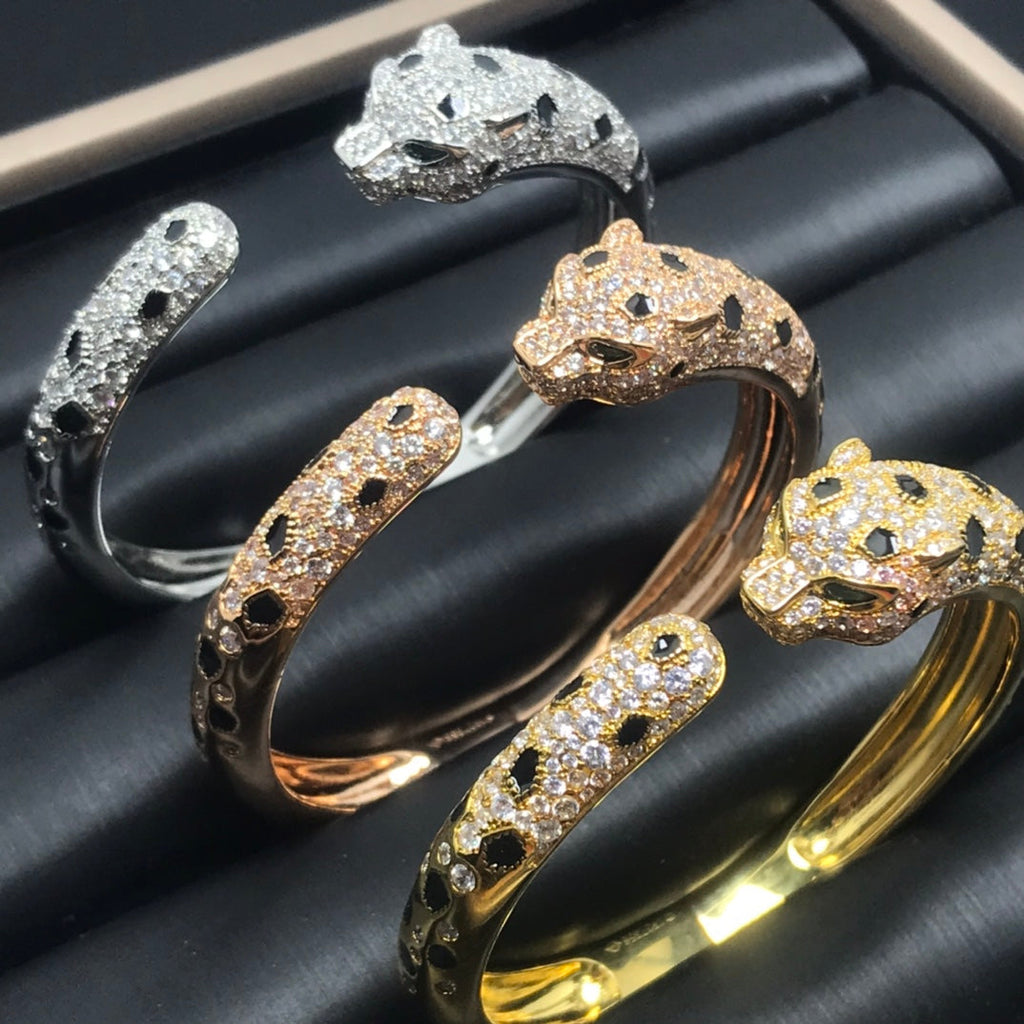 GlowPANTHERE BIG BRACELET DIAMONDS