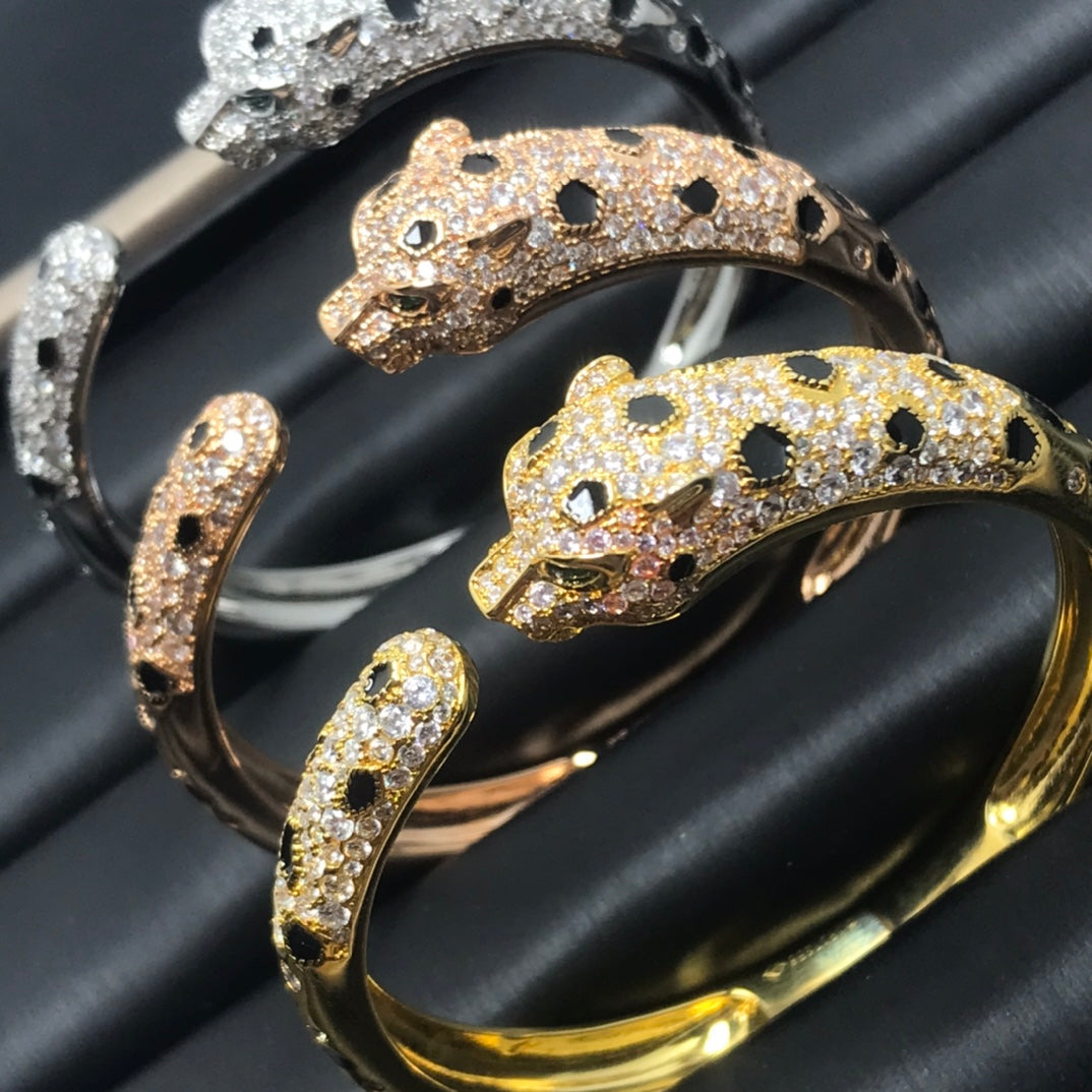 GlowPANTHERE BIG BRACELET DIAMONDS