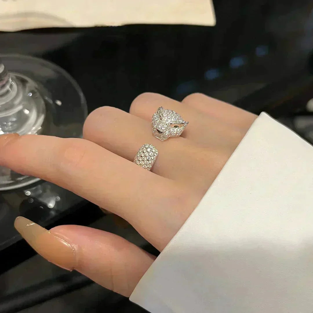 GlowPANTHERE 5.5MM ALL DIAMOND RING