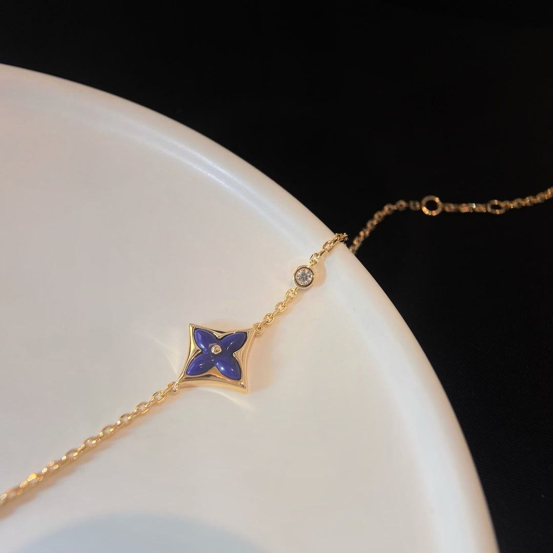 GlowCOLOR STAR PINK GOLD DIAMOND BRACELET