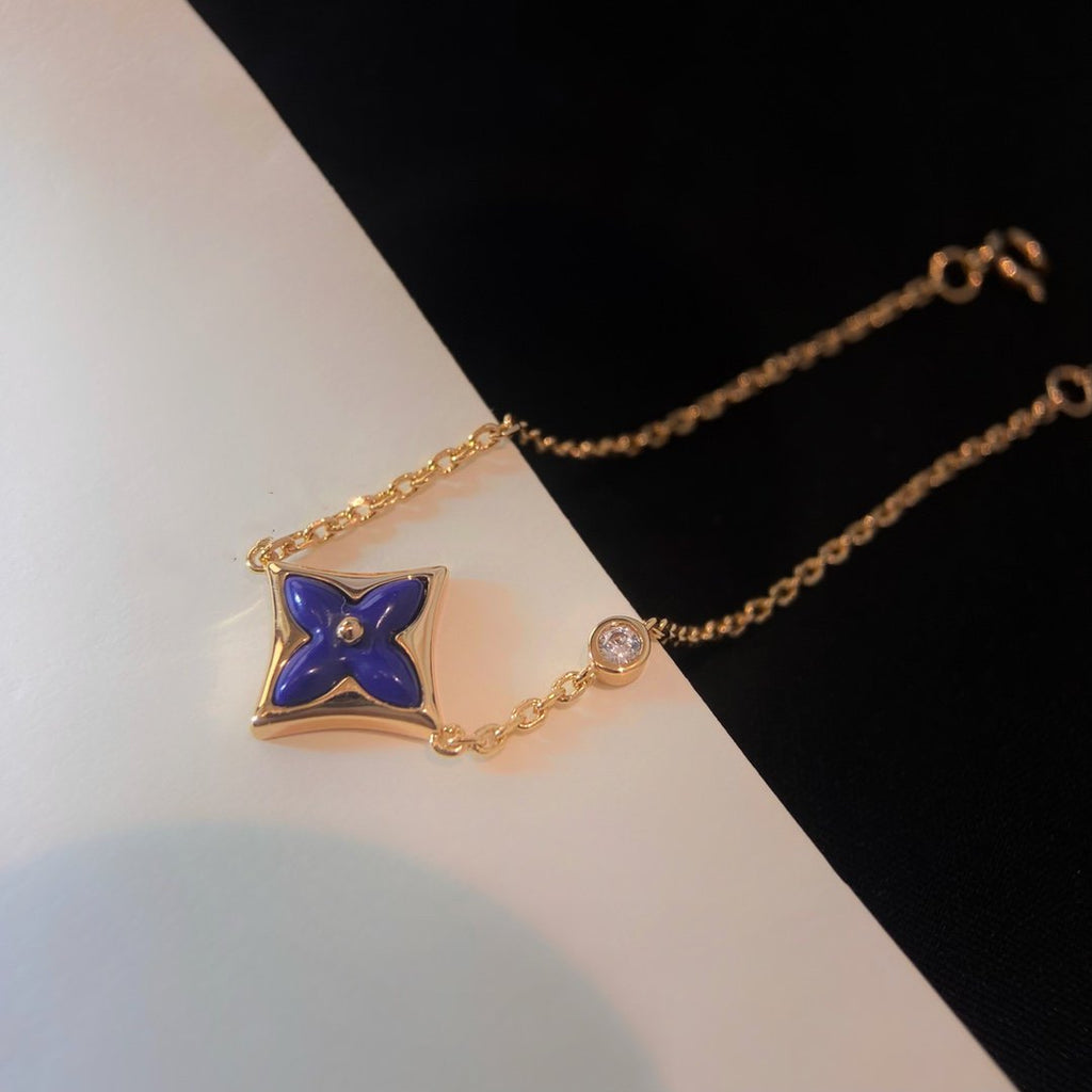 GlowCOLOR STAR PINK GOLD DIAMOND BRACELET