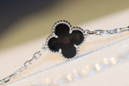 ¡®Glow¡¯CLOVER 20 MOTIFS ONYX DIAMOND SILVER