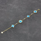 GlowSTAR AND SUN TURQUOISE 4 MOTIFS 3 DIAMONDS