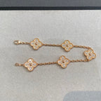 [Glow]New  CLOVER 5 MOTIF FULL DIAMOND BRACELET COLLECTION