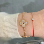 [Glow Jewelry] CLOVER 5 MOTIF FULL DIAMOND BRACELET COLLECTION