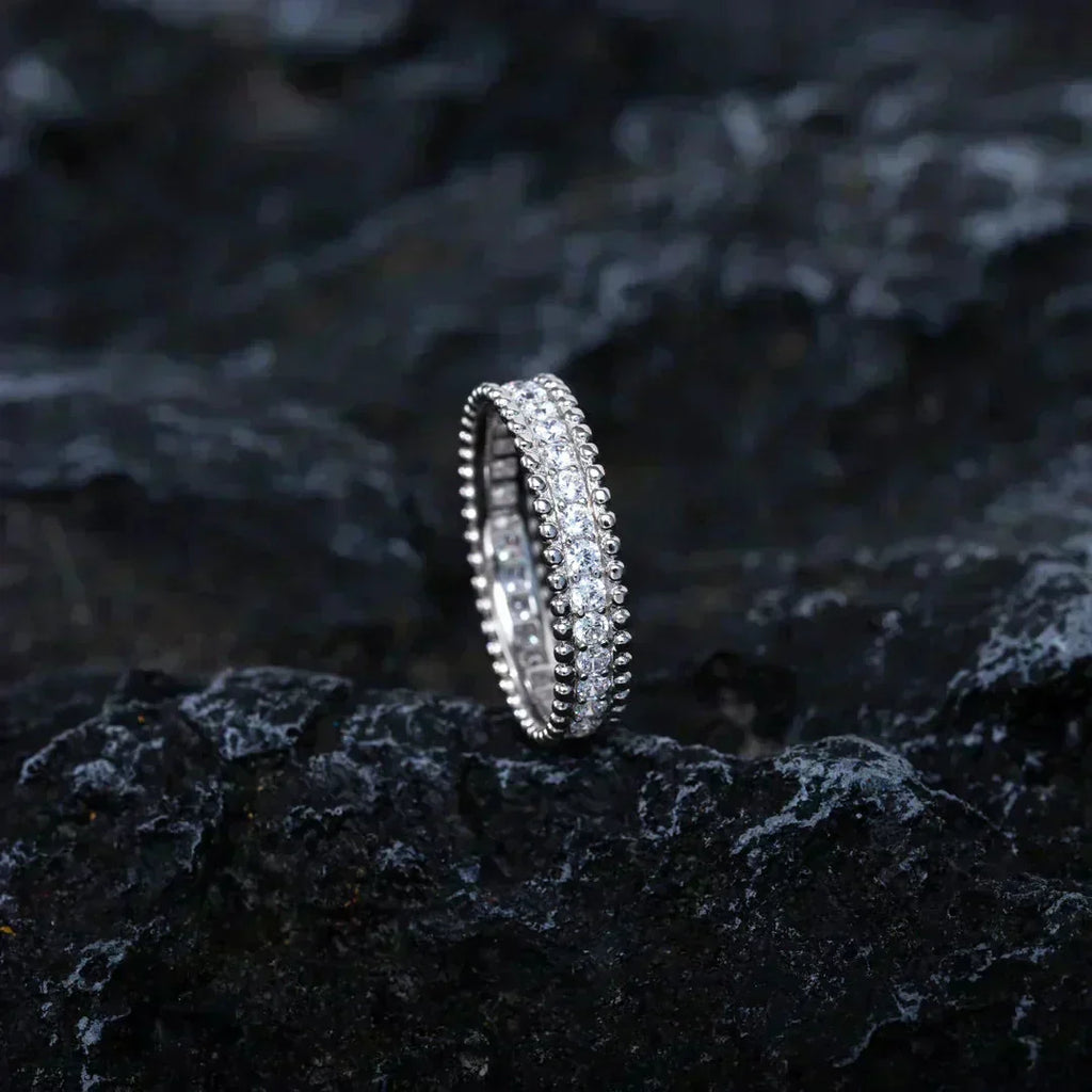 ¡®Glow¡¯PERLEE DIAMOND SILVER RING