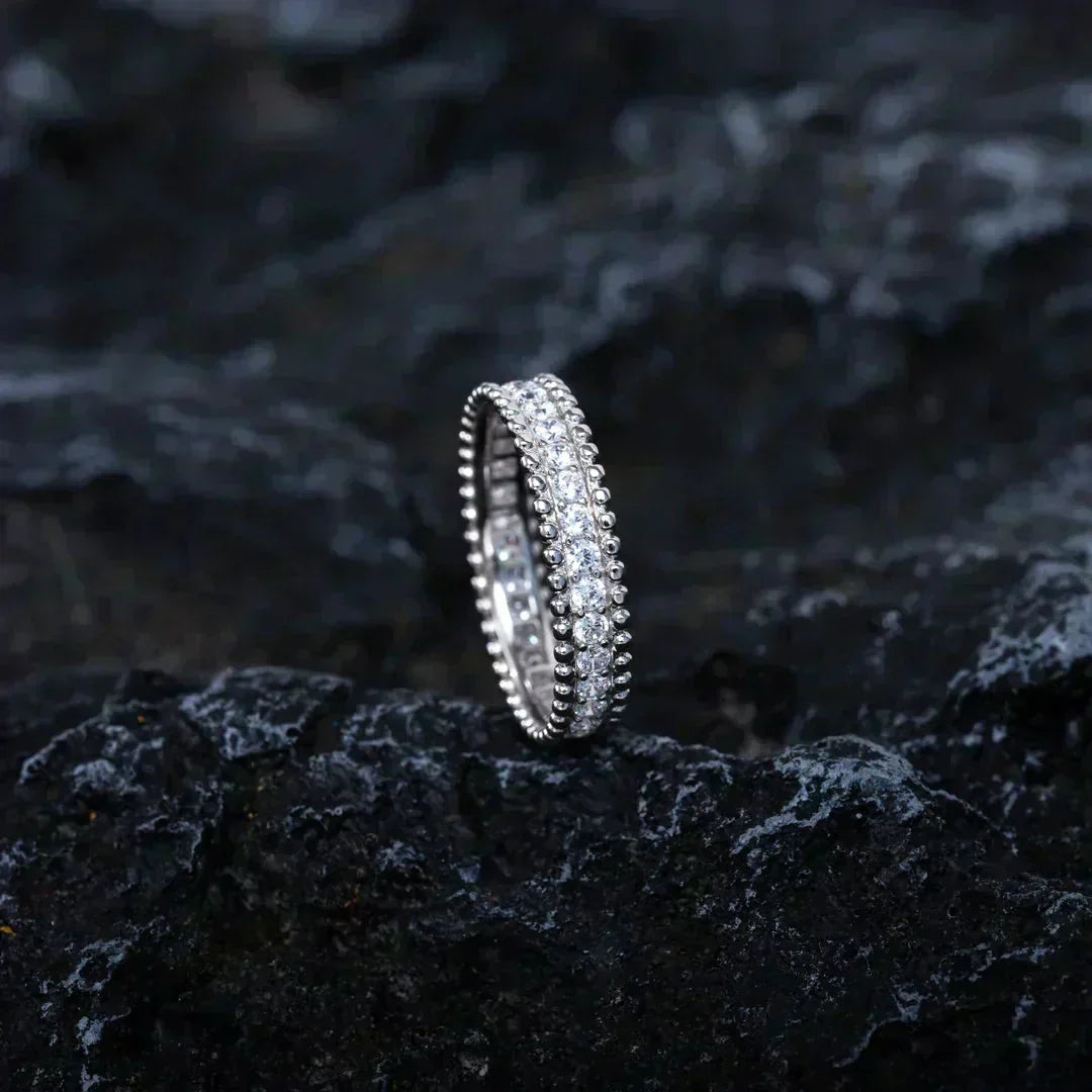 ¡®Glow¡¯PERLEE DIAMOND SILVER RING