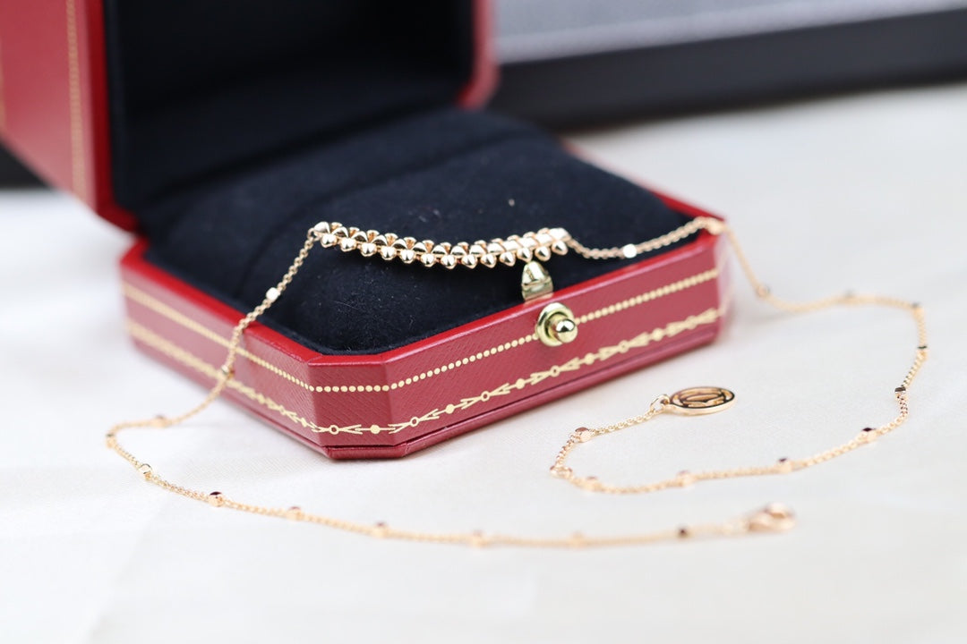 GlowCLASH PINK GOLD NECKLACE