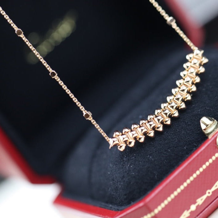 GlowCLASH PINK GOLD NECKLACE